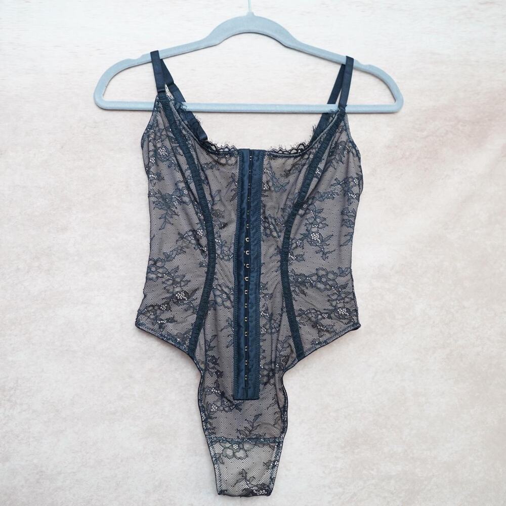 Shapellx Lace Shapewear Bodysuit Black XS